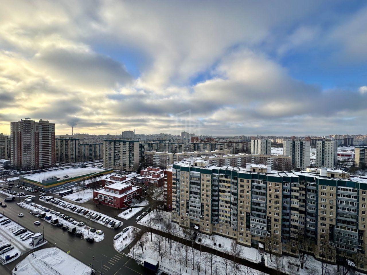 однокомнатная квартира в Санкт-Петербурге по адресу: Сизова проспект, 21, к 2