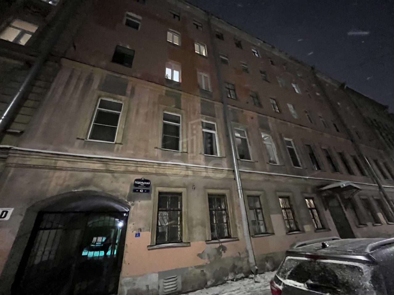 двухкомнатная квартира в Санкт-Петербурге по адресу: Подольская ул., 43, литера 4