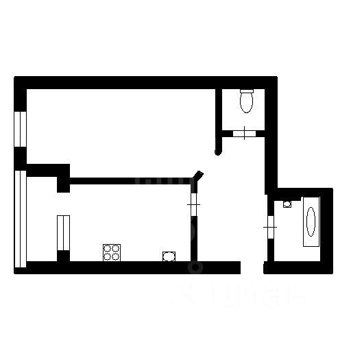 однокомнатная квартира в Санкт-Петербурге по адресу: Коллонтай ул., 15, к 2