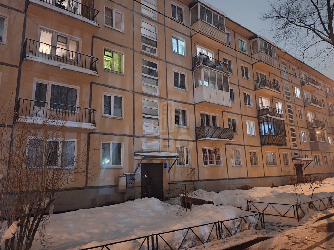 трехкомнатная квартира в Санкт-Петербурге по адресу: Науки проспект, 11