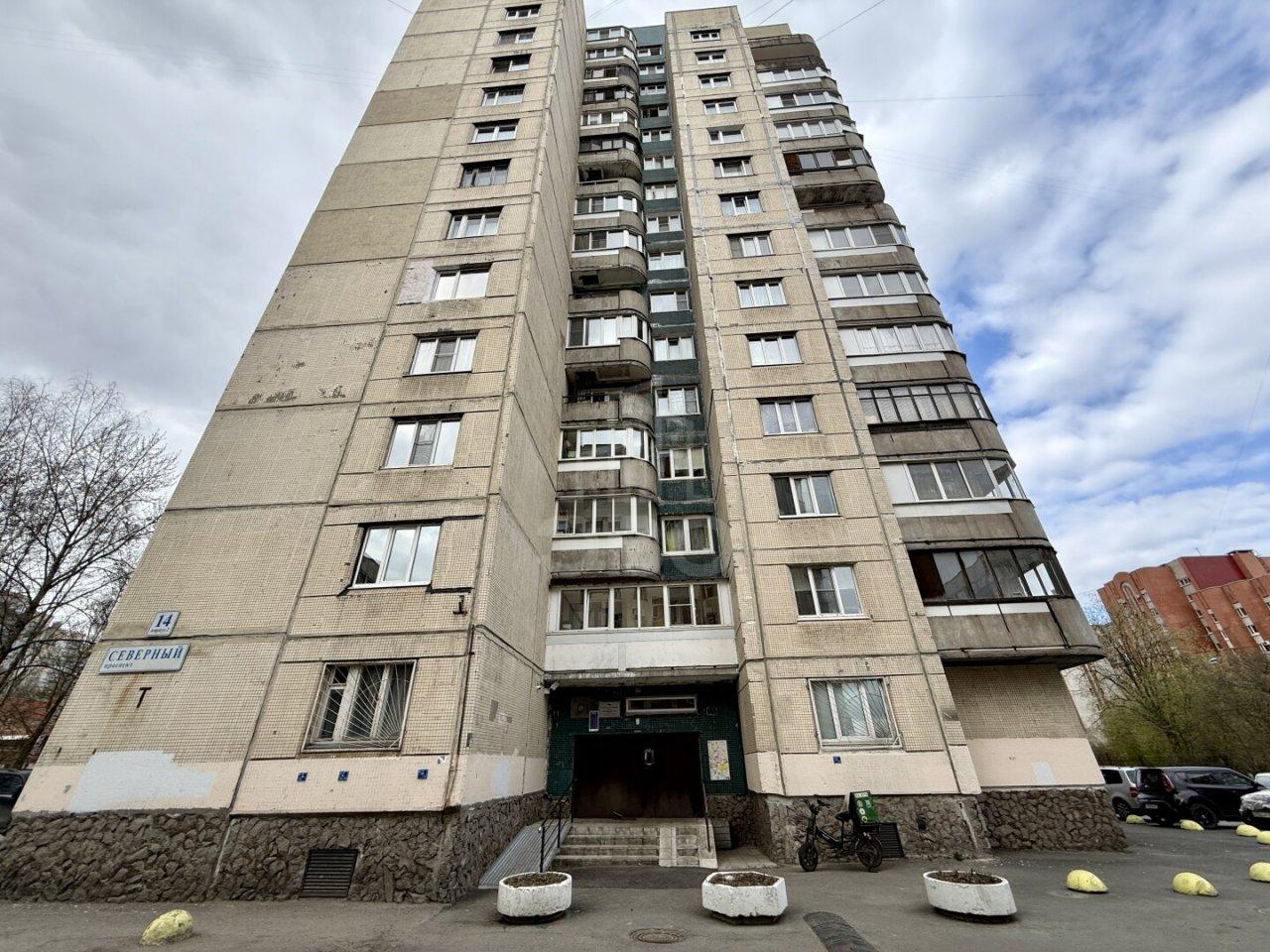 однокомнатная квартира в Санкт-Петербурге по адресу: Северный проспект, 14, к 2, литера А