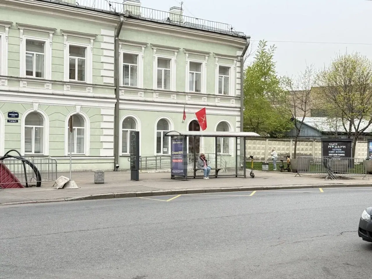 однокомнатная квартира в Санкт-Петербурге по адресу: Нарвский проспект, 10, литера Б